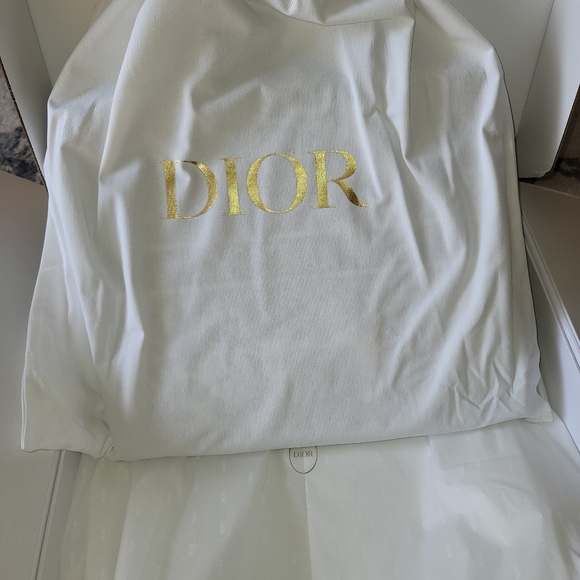 Dior Book Tote Large Size Limited Edition New Blue White Toile de Jouy motif - Picture 12 of 16